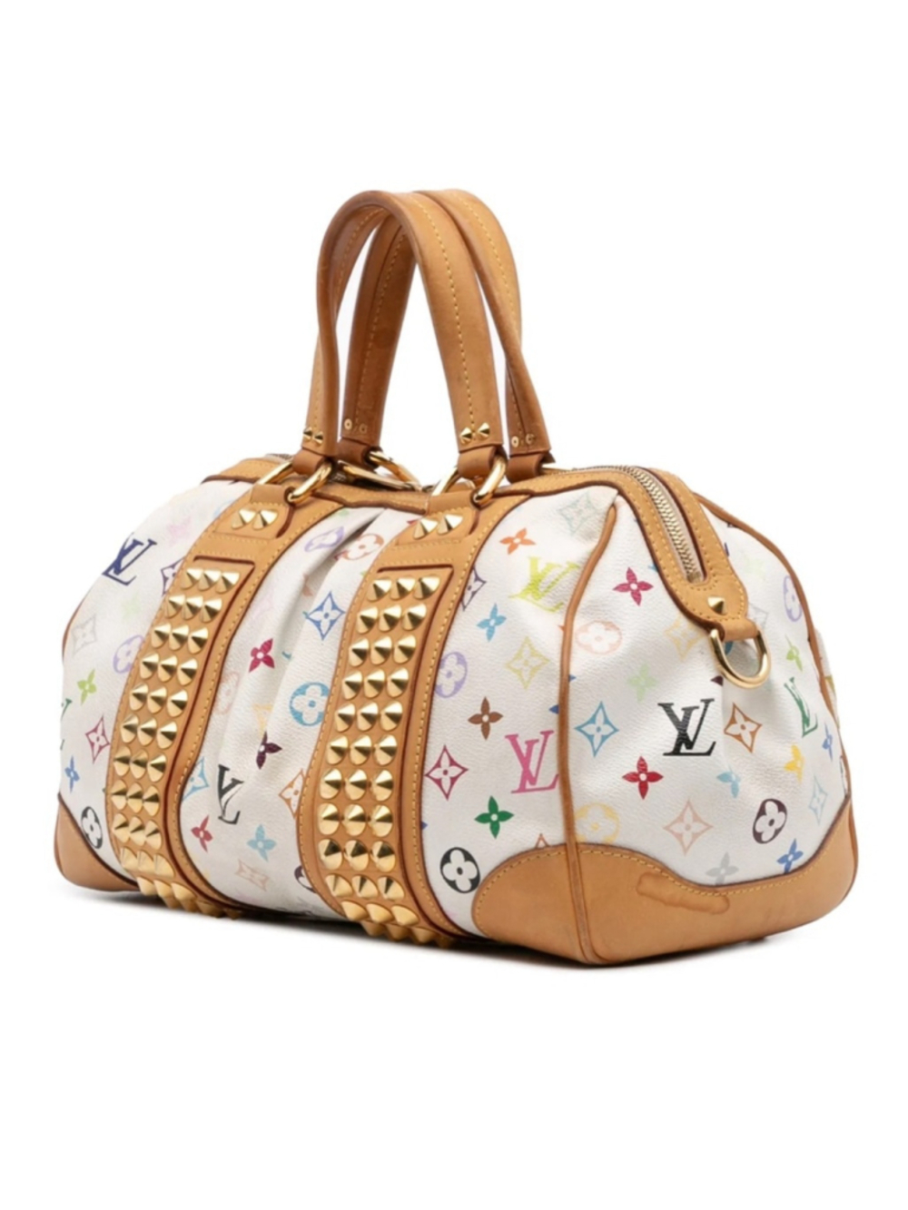 LOUIS VUITTON Monogram MultiColor Courtney MM Murakami White - Picture 17 of 17